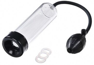 Vacuum pump for penis enlargement